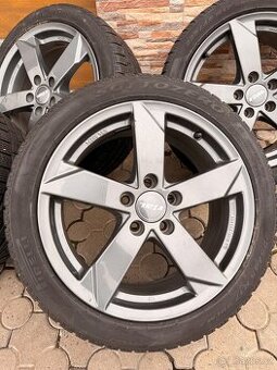 ALU kola Rial 5x112 R17 zimní pneu 225/45 R17
