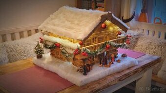 Luxusní vánoční betlém z masivního dubu