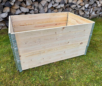 Vyvýšené záhony - PALETOVÉ OHRÁDKY (NOVÉ) – možná doprava