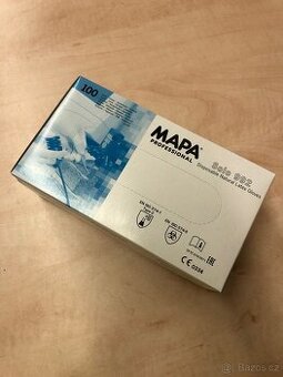 Jednorázové latexové rukavice Mapa solo 992 velikost 8-8.5
