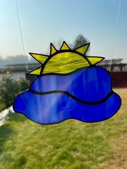 Sluníčko - vitrážové sklo