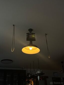 Stahovací vintage svítidlo