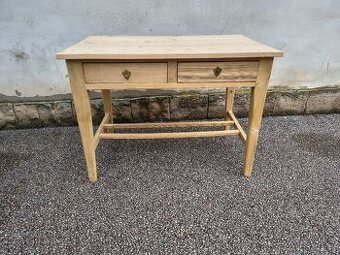 Stůl starožitný se šuplíky po renovaci