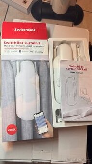 SwitchBot Curtain 3 U Rail bílá - NOVÝ