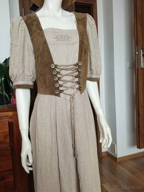 Moser dirindl / bavorské šaty vel.42 LEN