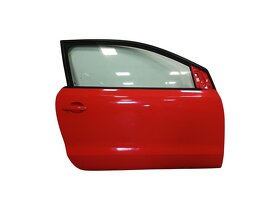 Pravé přední dveře červená barva LP3G VW Polo 5 6R 2011