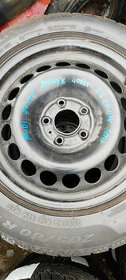 Plechová kola s pneu pro Audi, 7Jx16, ET 39, 5x112. - 1