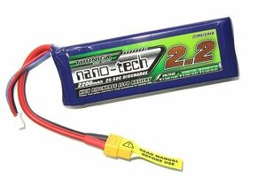 RC Li-pol TURNIGY Nano-tech 2200mAh, 7.4V, 2S1P, 25C