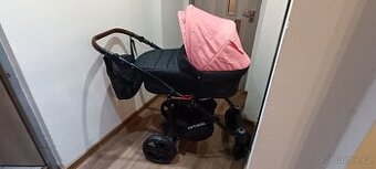 Kočárek babylux optimal růžový