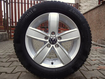 KRÁSNÁ ZIMNÍ ALU VW TOURAN 16" 5x112 pneu 205/60R16 Contine