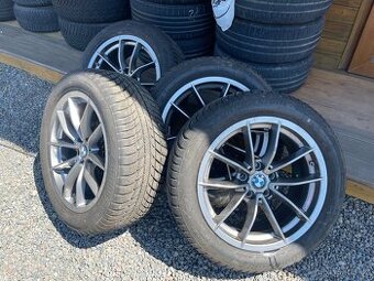 Alu kola a pneu - 5x112, NOVÉ NEPOŠKOZENÉ - 1