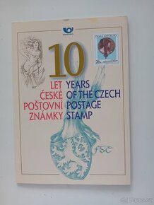 10 let české poštovní známky