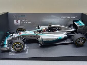 6x F1 MERCEDES 2013-2015 HAMILTON A ROSBERG MINICHAMPS 1:18