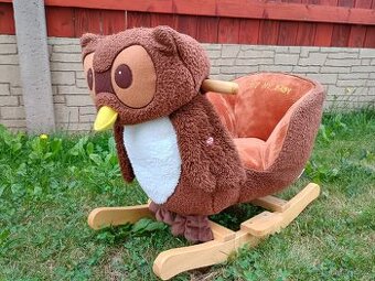 BabyGO Houpací křeslo sova
