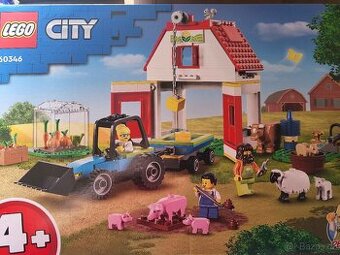 LEGO City 60346 Stodola a zvířátka z farmy + dareček