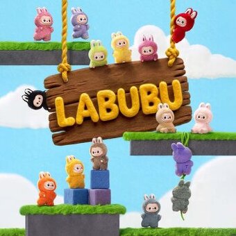 Labubu THE MONSTER PIN FOR LOVE SERIES - Vinyl Plush Pendant
