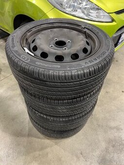 LETNÍ sada kol, 195/50 R15, 4x108, 6-7mm, top, Ford Fiesta
