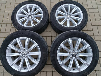 alu kola 5x112 r 17 VW Passat b8 a letní 215/55/17 - 1