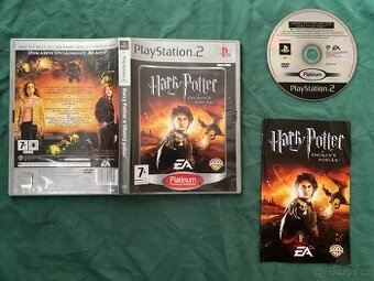 PS2 Harry Potter a Ohnivý Pohár CZ obal a manuál