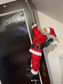 Vánoční Santa na pověšení-cca 66cm