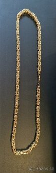 Zlatý řetízek královská vazba - jako nový - 52,2g - vyměním