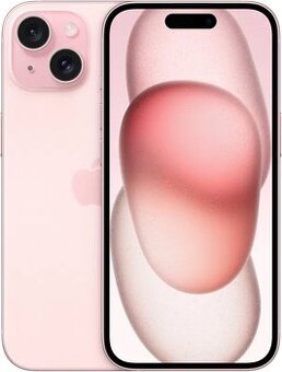 iPhone 15 128GB růžová s krabičkou bez poškození
