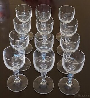 Sada skleniček, koňakové, 12 ks - jako nové