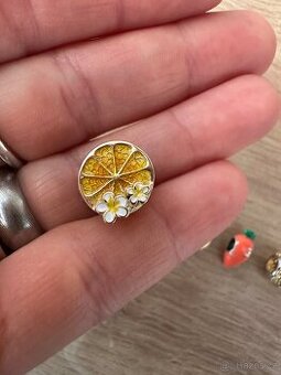 Pomeranč přívěsek na Pandora náramek