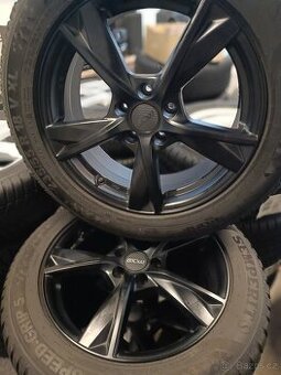 Alu kola 5x112r18 Škoda Kodiaq černý mat