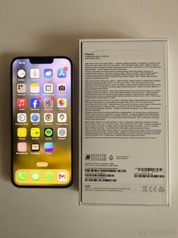 Iphone 14 128 GB, bílá barva, TOP STAV, ZÁRUKA
