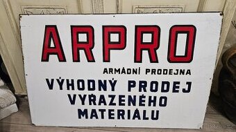 Smaltovana tabula cedule