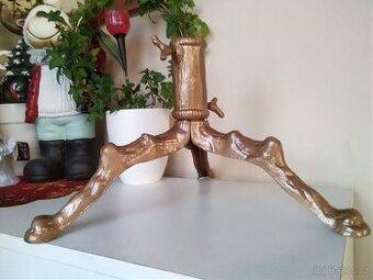 retro stojanek na vanocni stromek-top stav