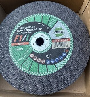 Řezné kotouče RECA-kus za 20 Kč,rozměry v textu