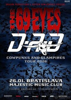 Vstupenky 69 Eyes - Bratislava