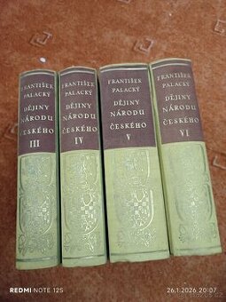 F. Palacký dějiny národa českého - 1