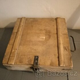 Originál dřevěná bedna po granátech OÚG vz. 34