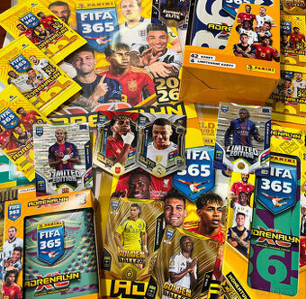 Fotbalové kartičky FIFA 365 2026 - Albumy, balíčky, boxy..
