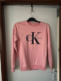 Dámská růžová mikina Calvin Klein Jeans