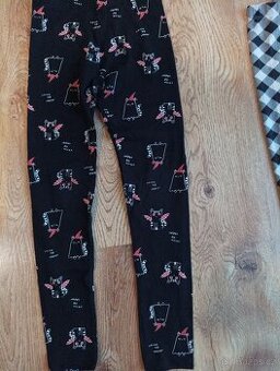 Legíny s kočkou halloween