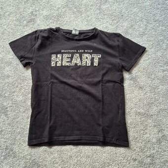 triko vel. 146/152  černé zn. Page one young Heart