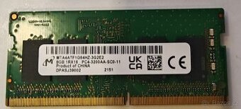 8GB DDR4 3200MHz Micron SO-DIMM notebook