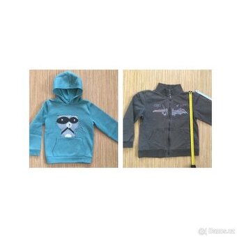 Mikiny vel. 122; 39 Kč/ks