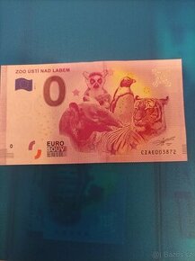 0 euro souvenír Zoo Ústí nad Labem