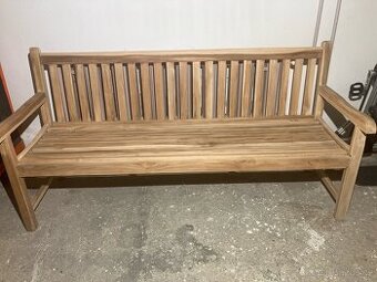 Teak lavice 180cm,perf. , bezúdržbové drěva