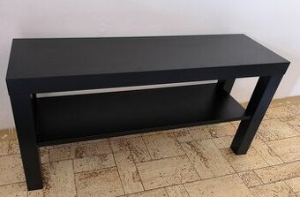 Stolek pod TV IKEA Lack (černý).