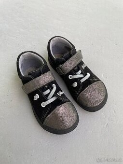 Barefoot celoroční boty/tenisky Jonap B12/MV černá třpyt 30