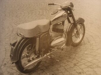 Jawa 350/354, půlbuben r.v.1955
