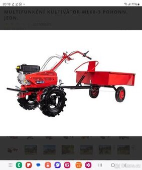 Multifunkční malotraktor Loncin ML60-3.1