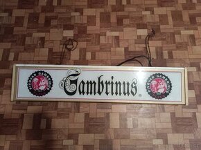 Gambrinus světelná reklama