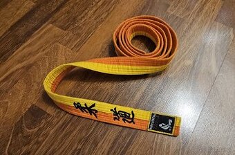 Žlutooranžový pásek je kimonu 220 cm - 1